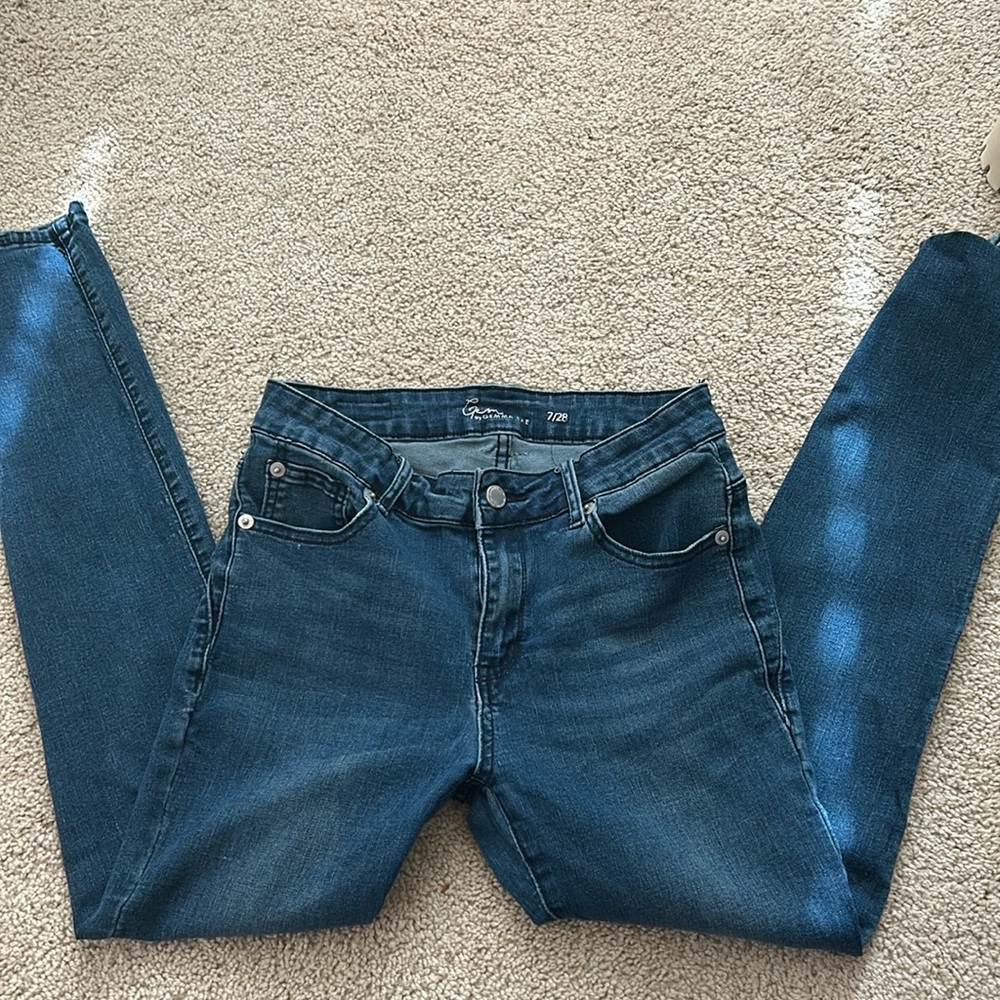 Gem by Gemma Rae Womens Size 7/28 Blue Jeans